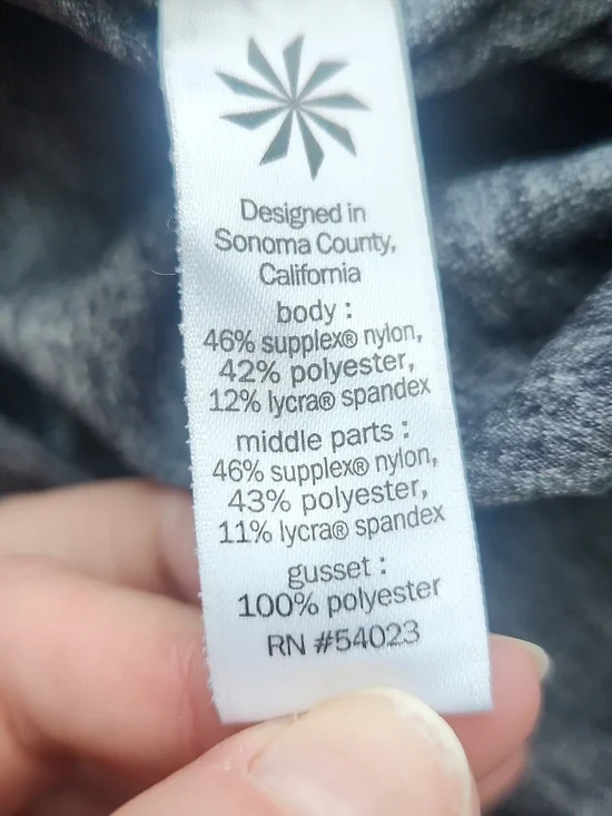 Athleta gray jogger leggings with pockets Size Medium - Picture 3 of 6